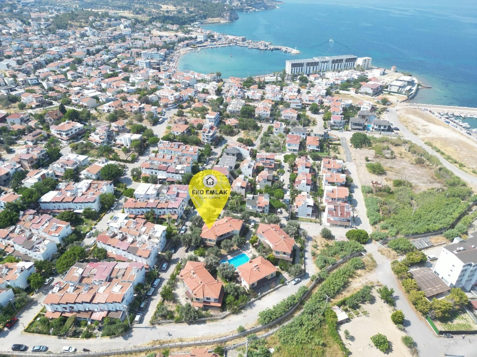 Eko Emlaktan Mordoğan Liman Mevkii Havuzlu Sitede 3+1 Villa - Görsel 24