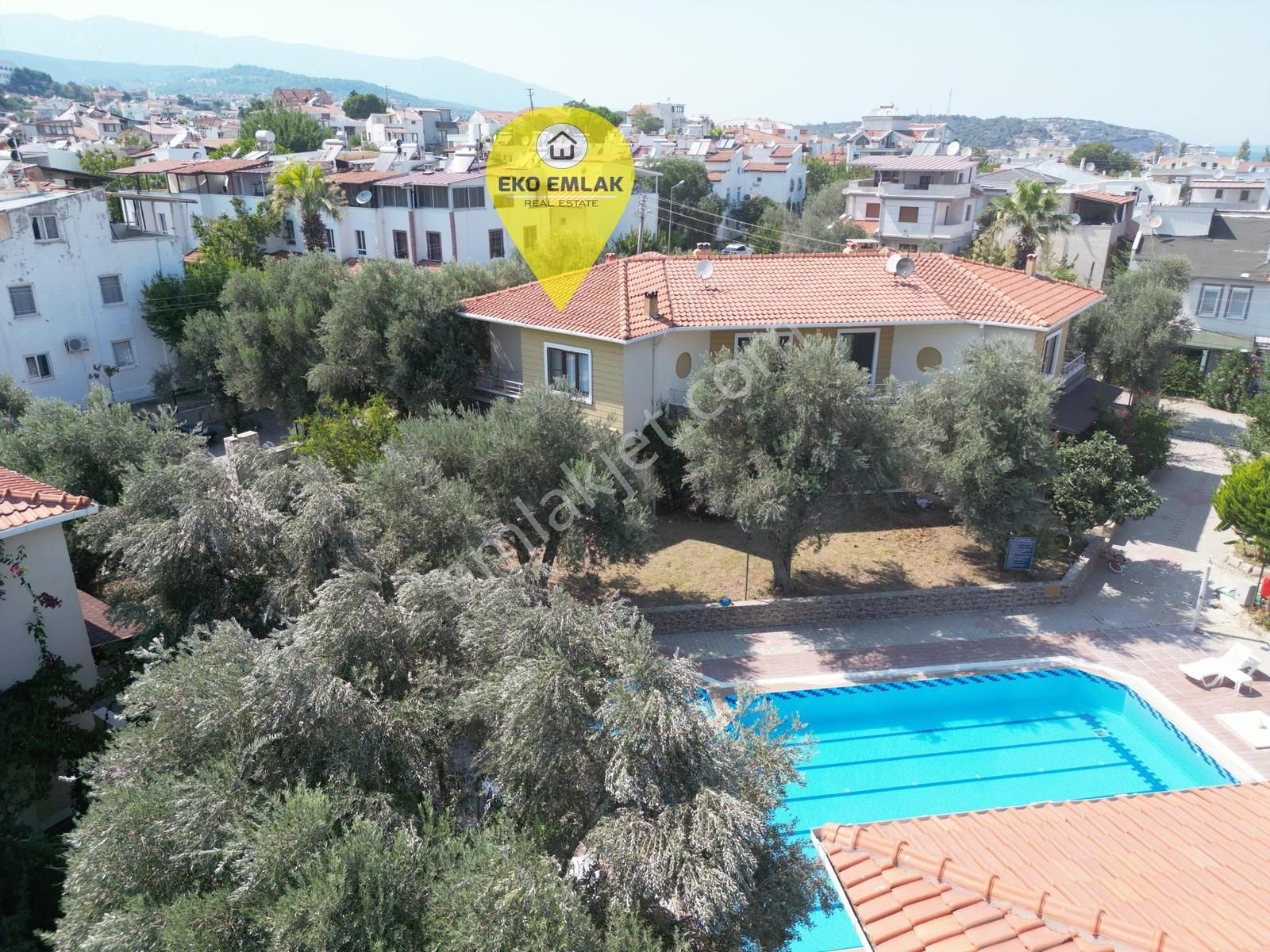 Eko Emlaktan Mordoğan Liman Mevkii Havuzlu Sitede 3+1 Villa - Görsel 19