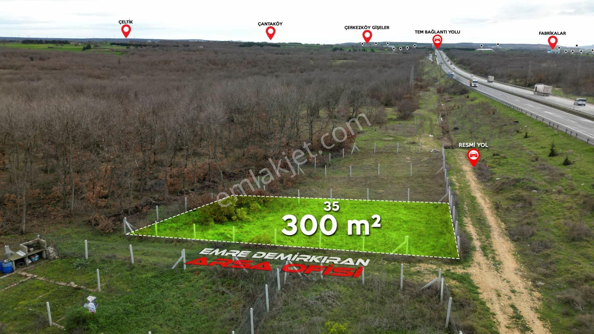 Silivri Büyükçavuşlu'da Tem Bağlantı Yoluna Cephe 300 M² Tarla - Görsel 4