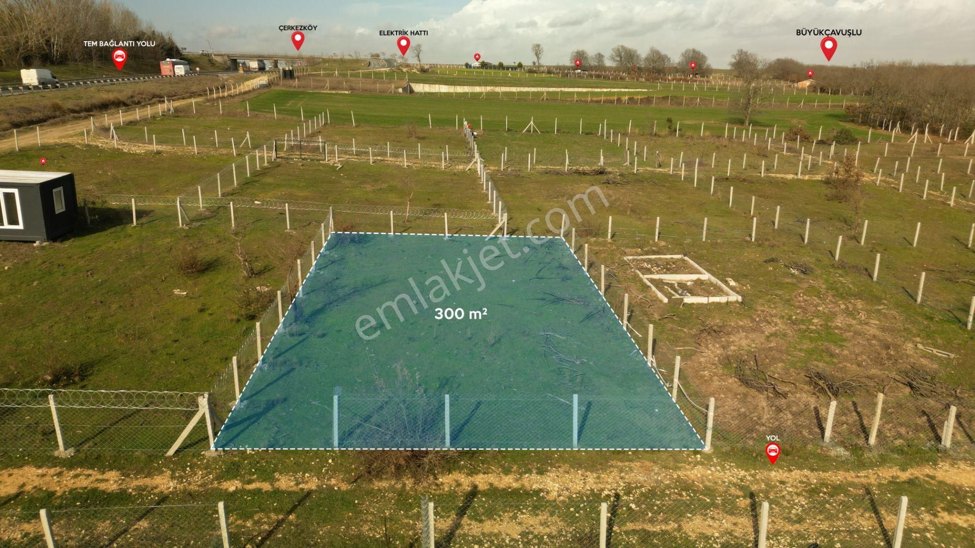 Silivri Büyükçavuşlu'da Tem Bağlantı Yoluna Cephe 300 M² Tarla - Görsel 2