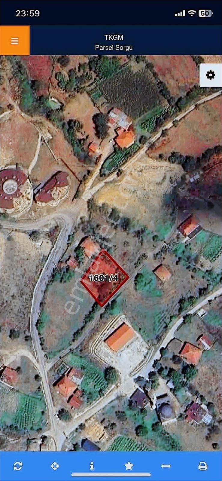 Bursa İznik Hacıosman'da Konut İmar Ruhsatı Alınmış İmarlı Arsa - Görsel 3