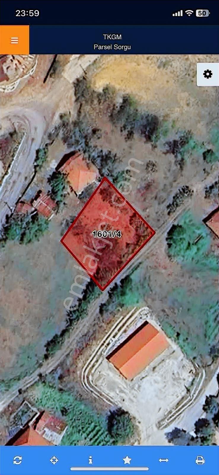 Bursa İznik Hacıosman'da Konut İmar Ruhsatı Alınmış İmarlı Arsa - Görsel 6