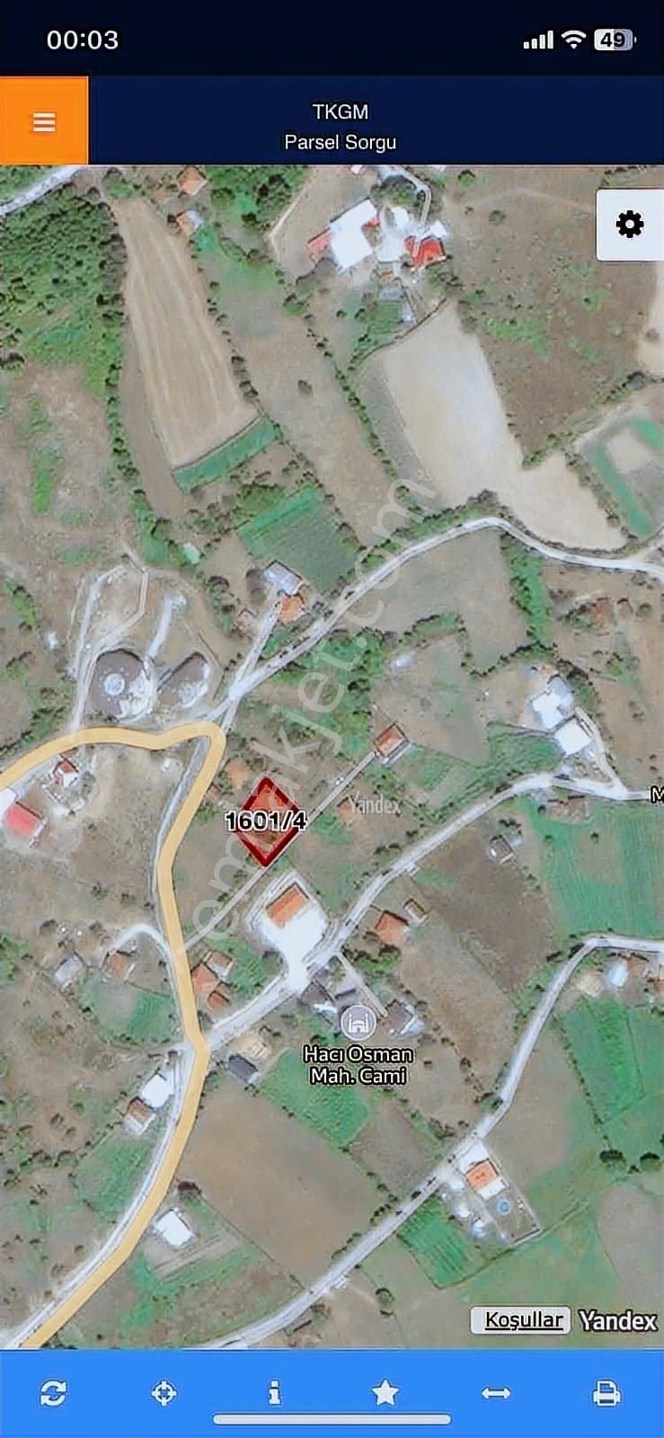 Bursa İznik Hacıosman'da Konut İmar Ruhsatı Alınmış İmarlı Arsa - Görsel 8