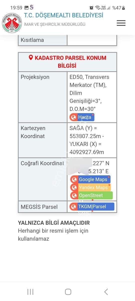 Döşemealtı Müstakıl Evli Yatırımlık Arsa - Görsel 8