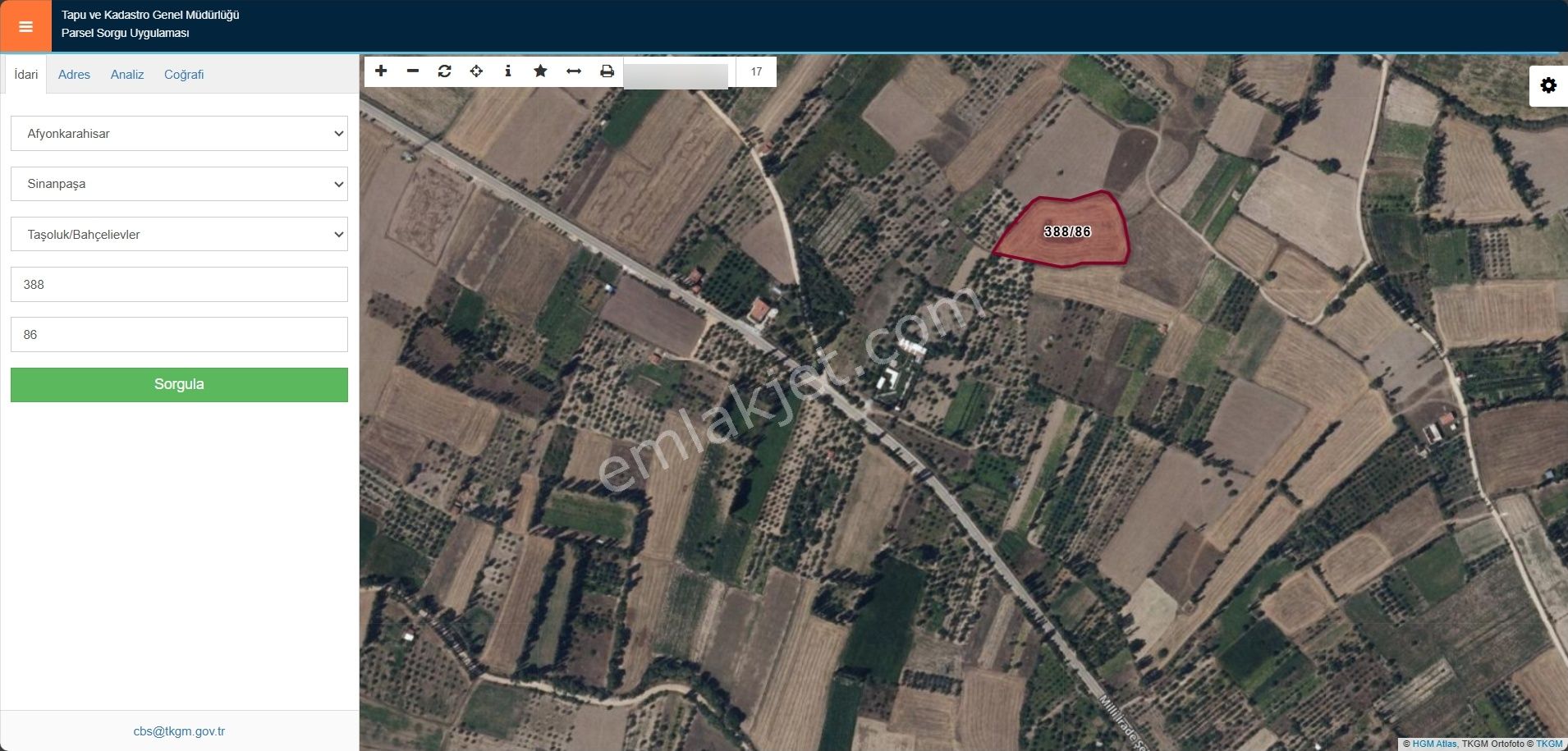 Taşolukta 6102 M2 Satılık Tarla