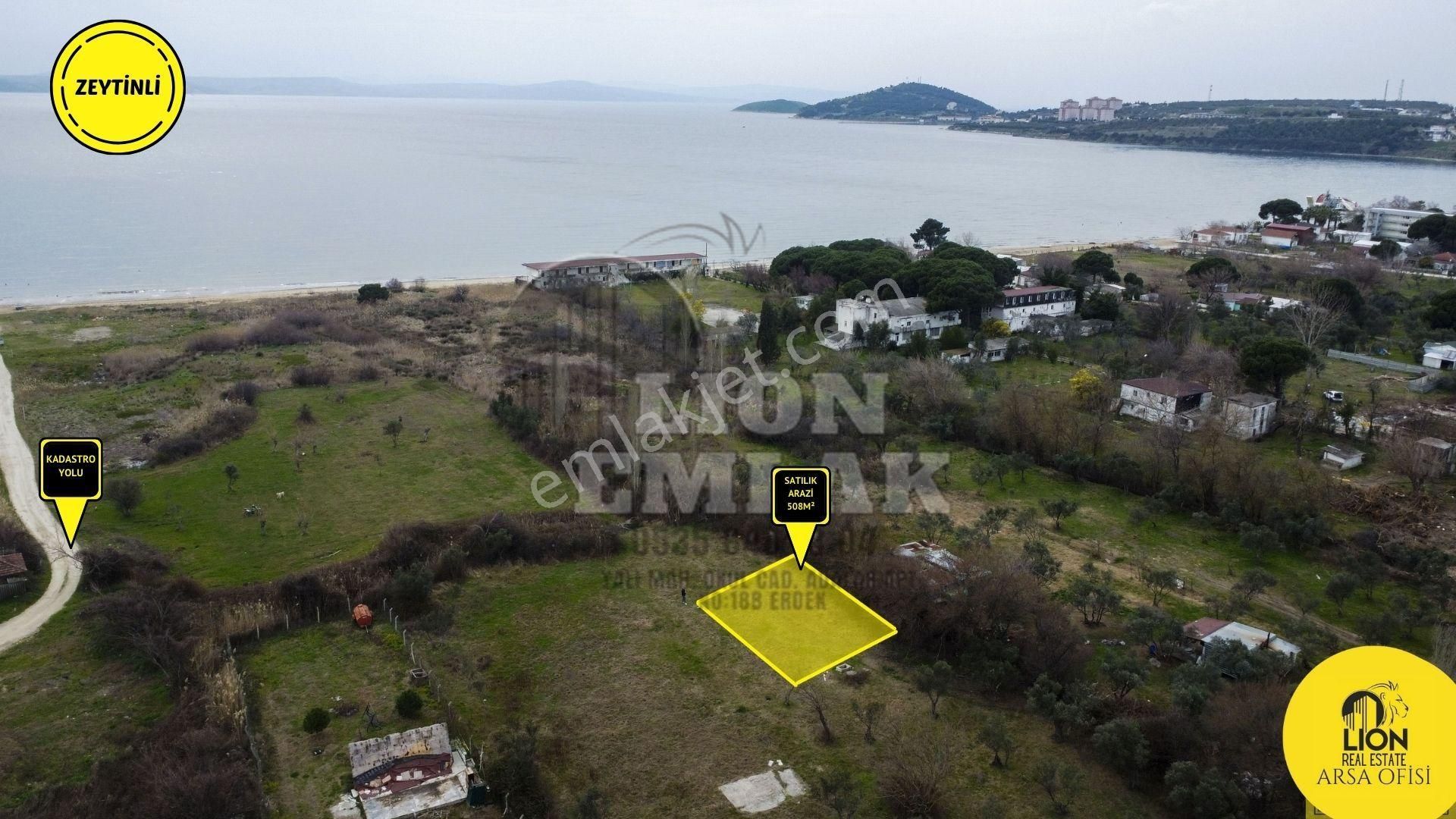 ⬛lıon Emlak'tan Erdek İmar Planlaması Yapılmış %20 Ticari+konut İmarlı 508m² Satılık Arsa⬛🟨