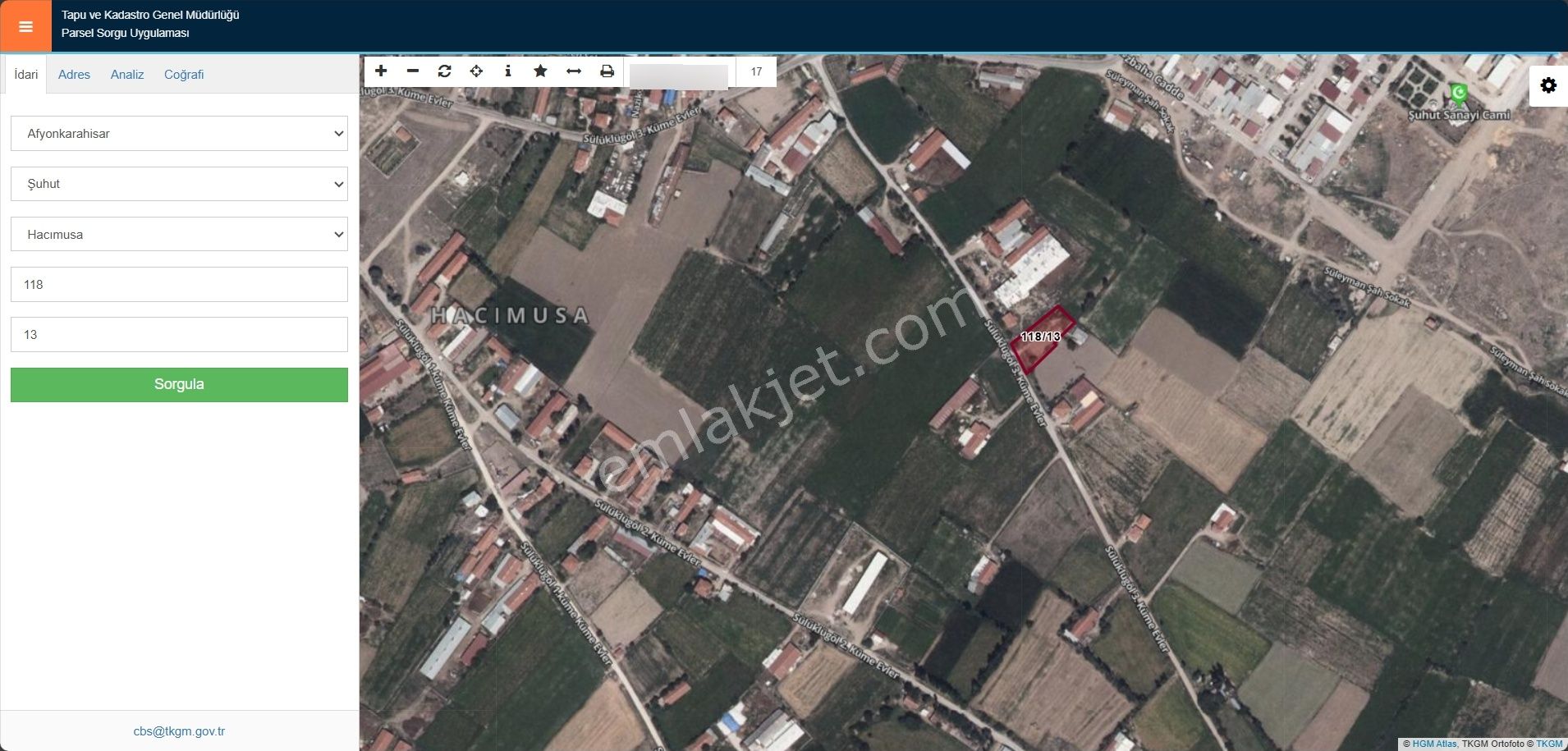 Şuhut Merkezde Satılık Arazi - Görsel 2