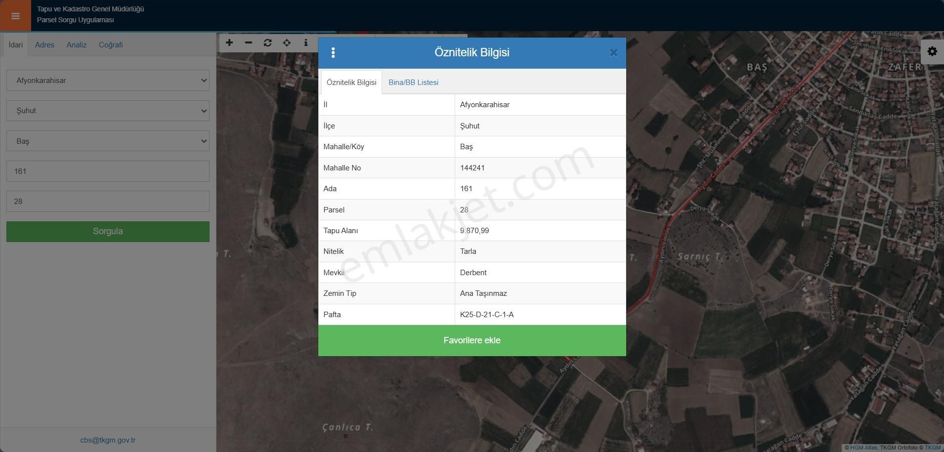 Şuhut Baş Mahallesinde 9870 M2 Satılık Arazi - Görsel 2