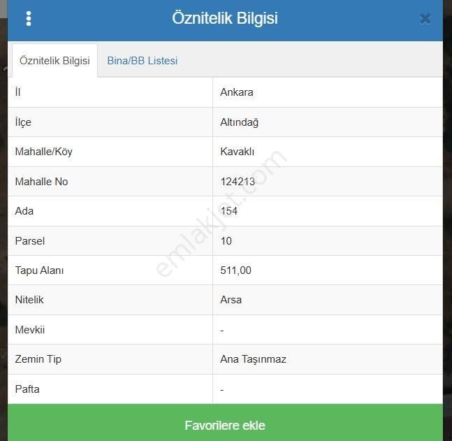 Altındağ Kavaklı Site Köy Sanayi Sitesi Satılık Sanayi Arsası - Görsel 2