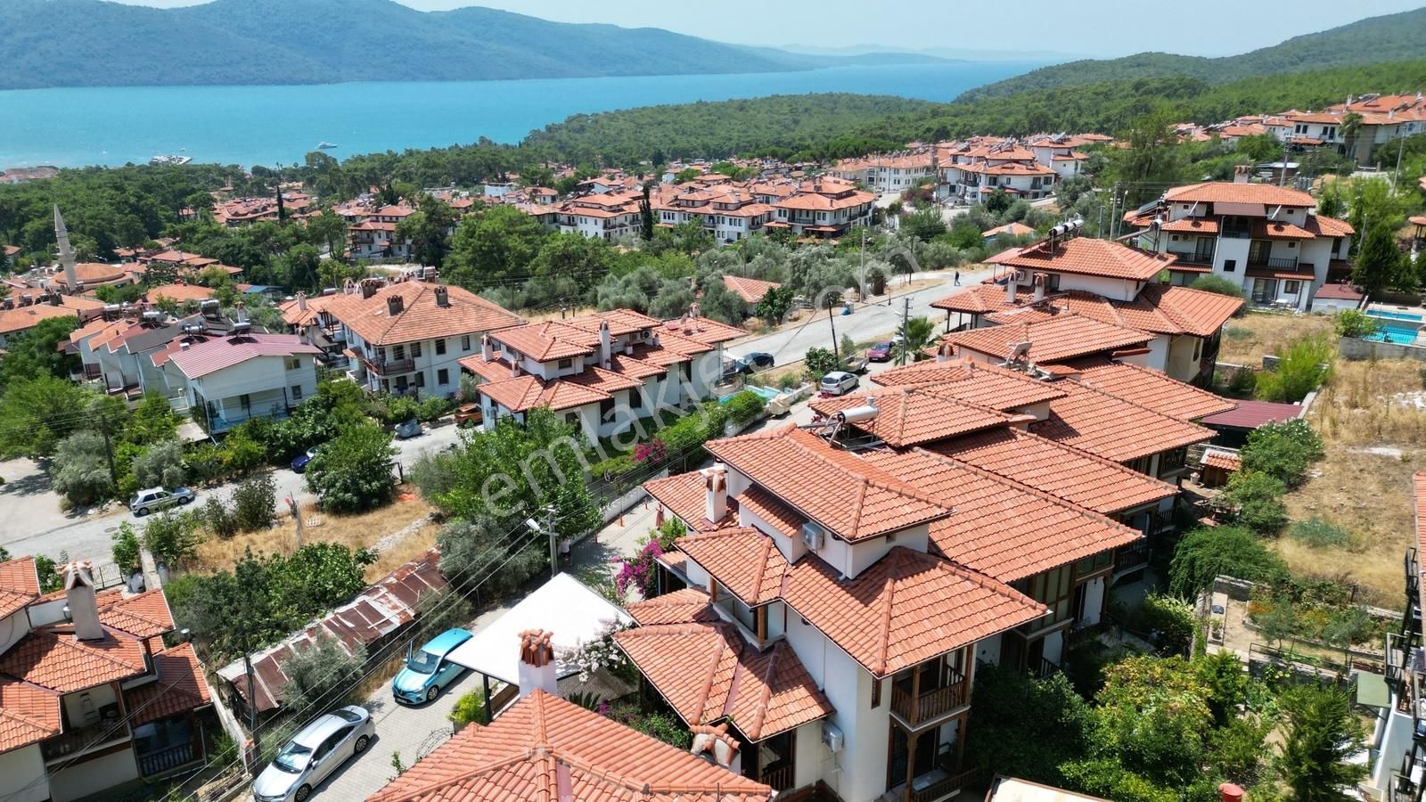 Deniz Manzaralı Akyaka Mimarisi 3+1 Bahçeli Dubleks Daire - Görsel 29