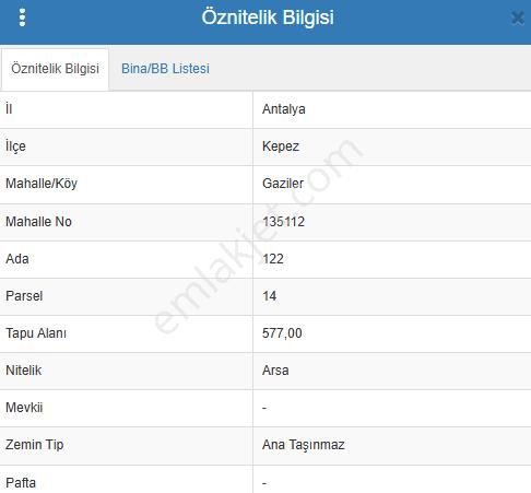 Kepez Gazilerde 577 M² Yatırımlık Satılık Arsa - Görsel 3