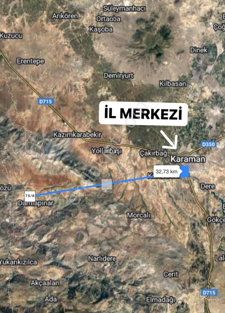 Karaman Merkez Damlapınarda 778 M2 Satılık Bağ Bahçe - Görsel 5