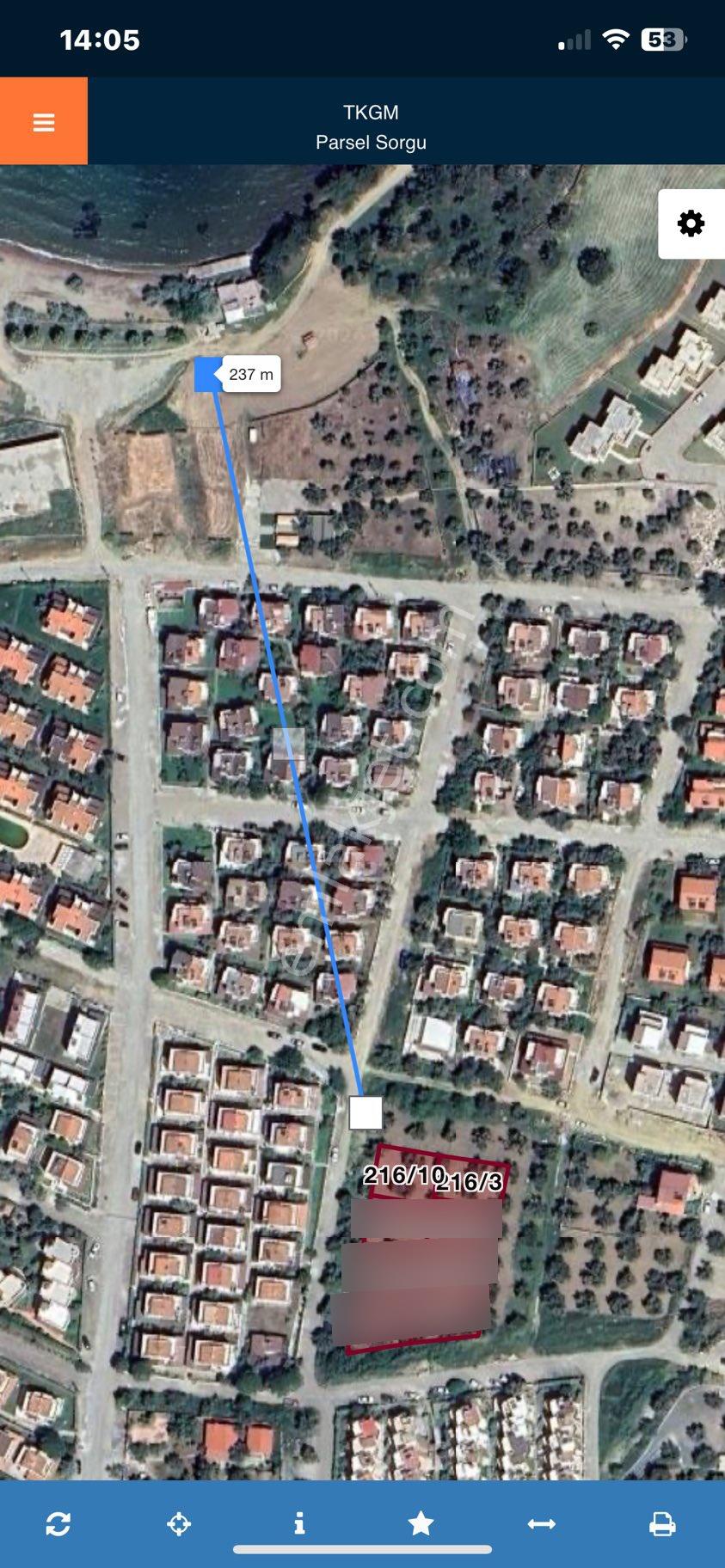 Karaağaç Sahilde 8 Parsel Yatırımlık Denize Yürüme Villa Arsası - Görsel 3