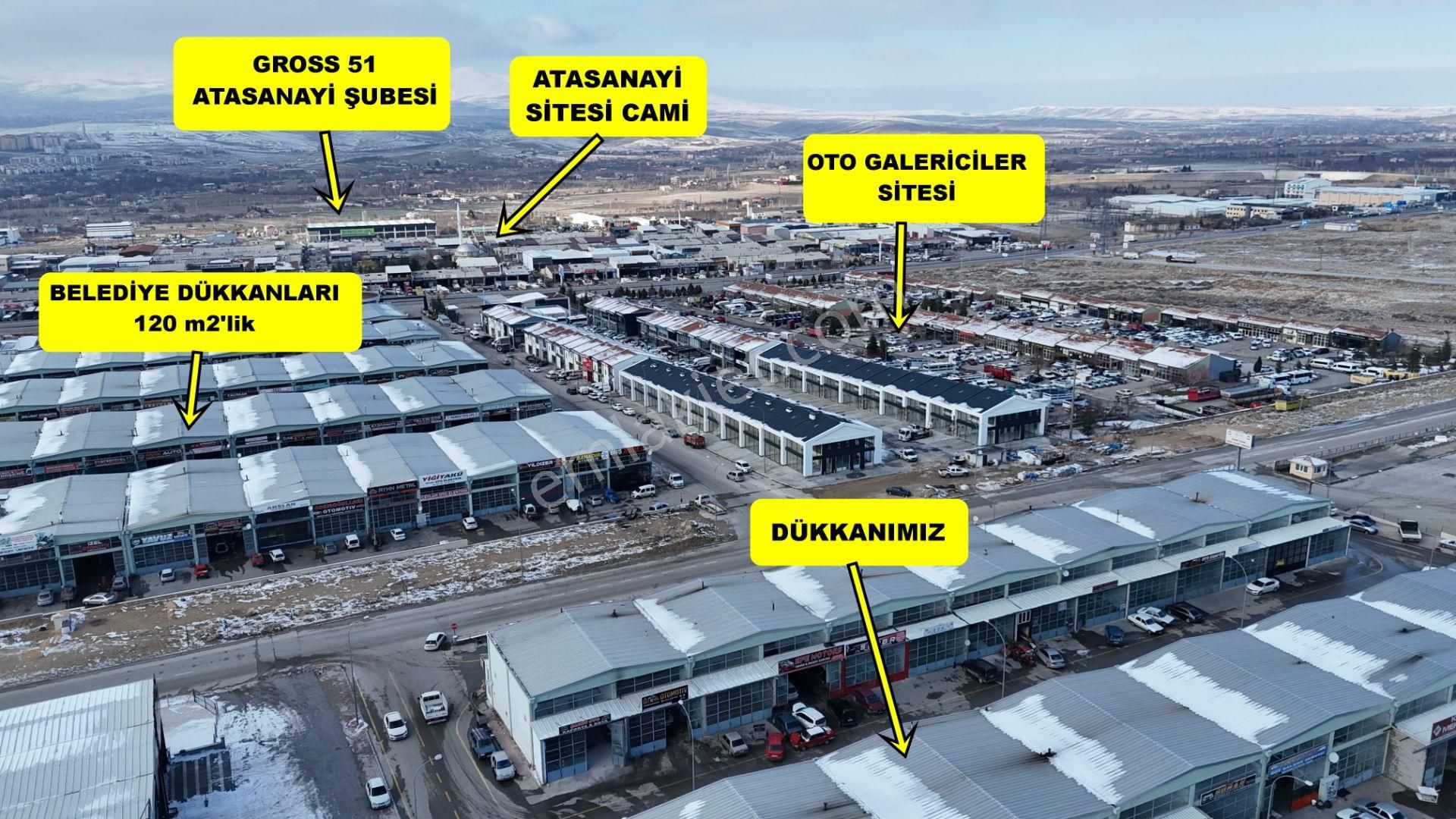 E.gökal Dükkan ! Atasanayi Sitesi Belediye Dükkanları 85 M2 ! - Görsel 2