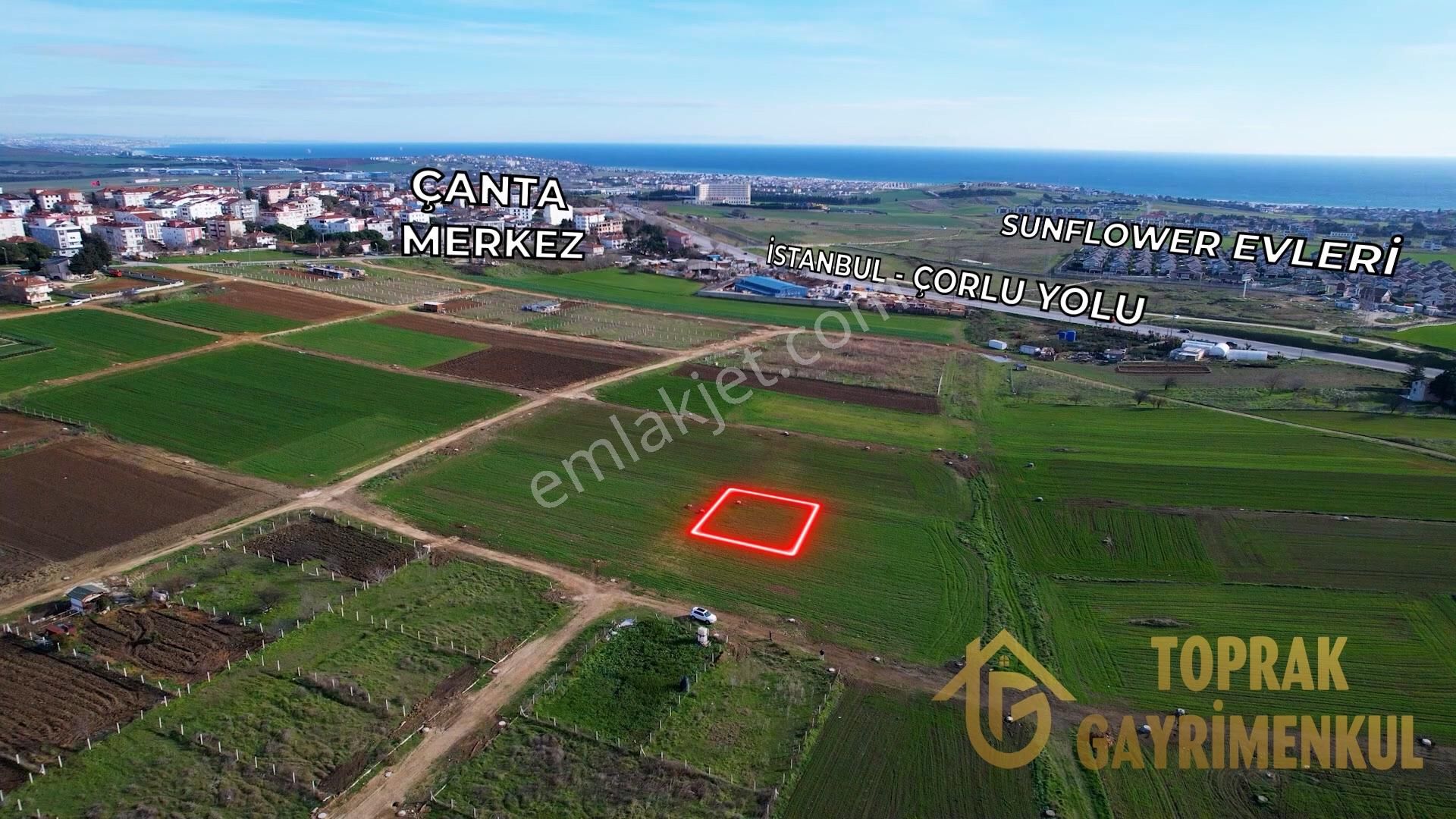 Silivri Çanta Balaban 546m2 Satılık İmarlı İfrazlı Net Arsa