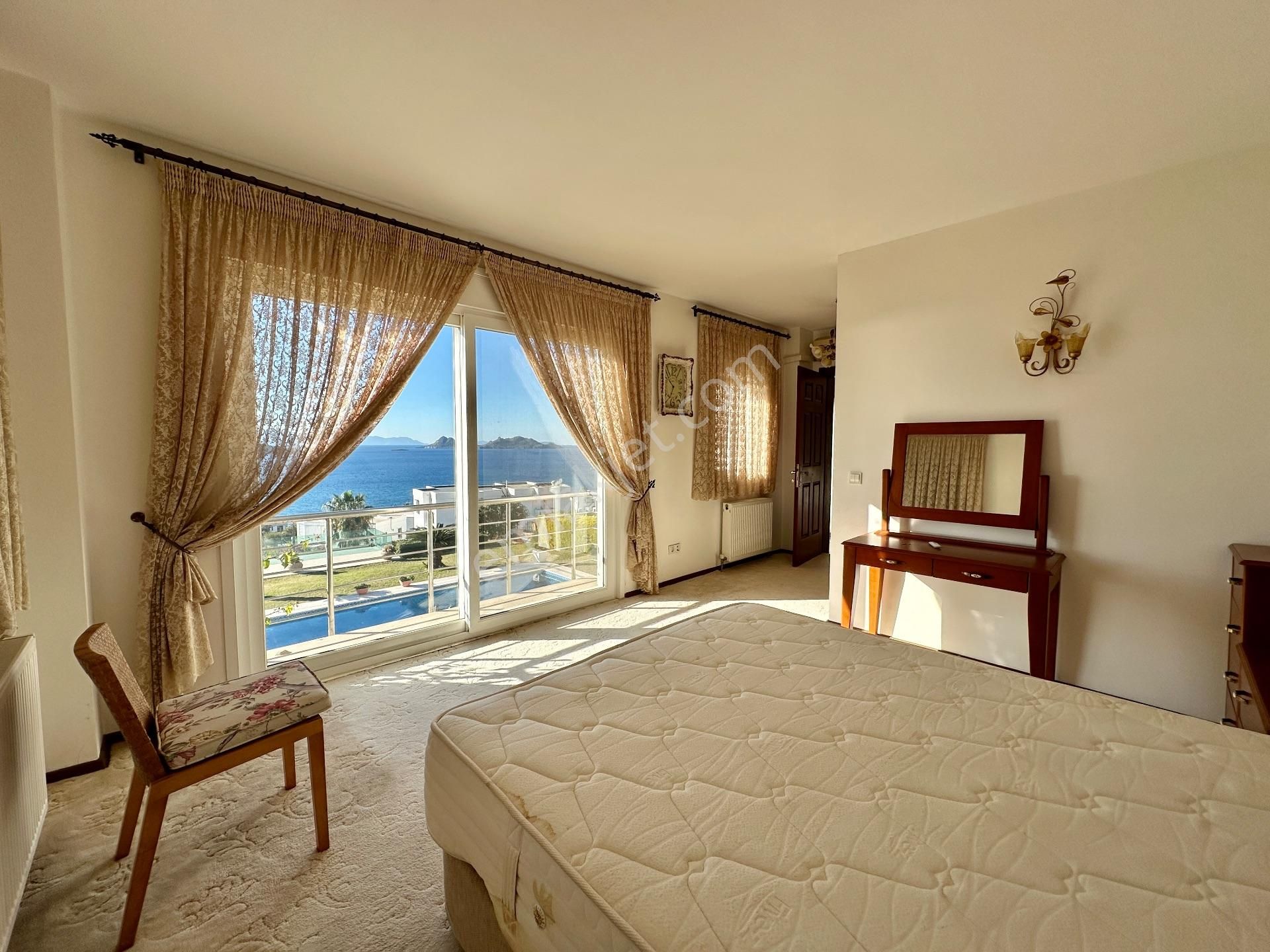 Turgutreis'te Elit Konumda Havuzlu Deniz Manzaralı Lüks Villa - Görsel 19