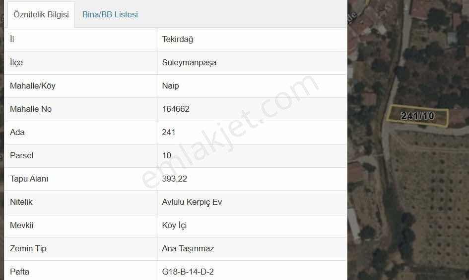 Süleymanpaşa Naipköy İmarlı 393 M2 Arsa İçinde Avlulu Kerpiç Ev - Görsel 11
