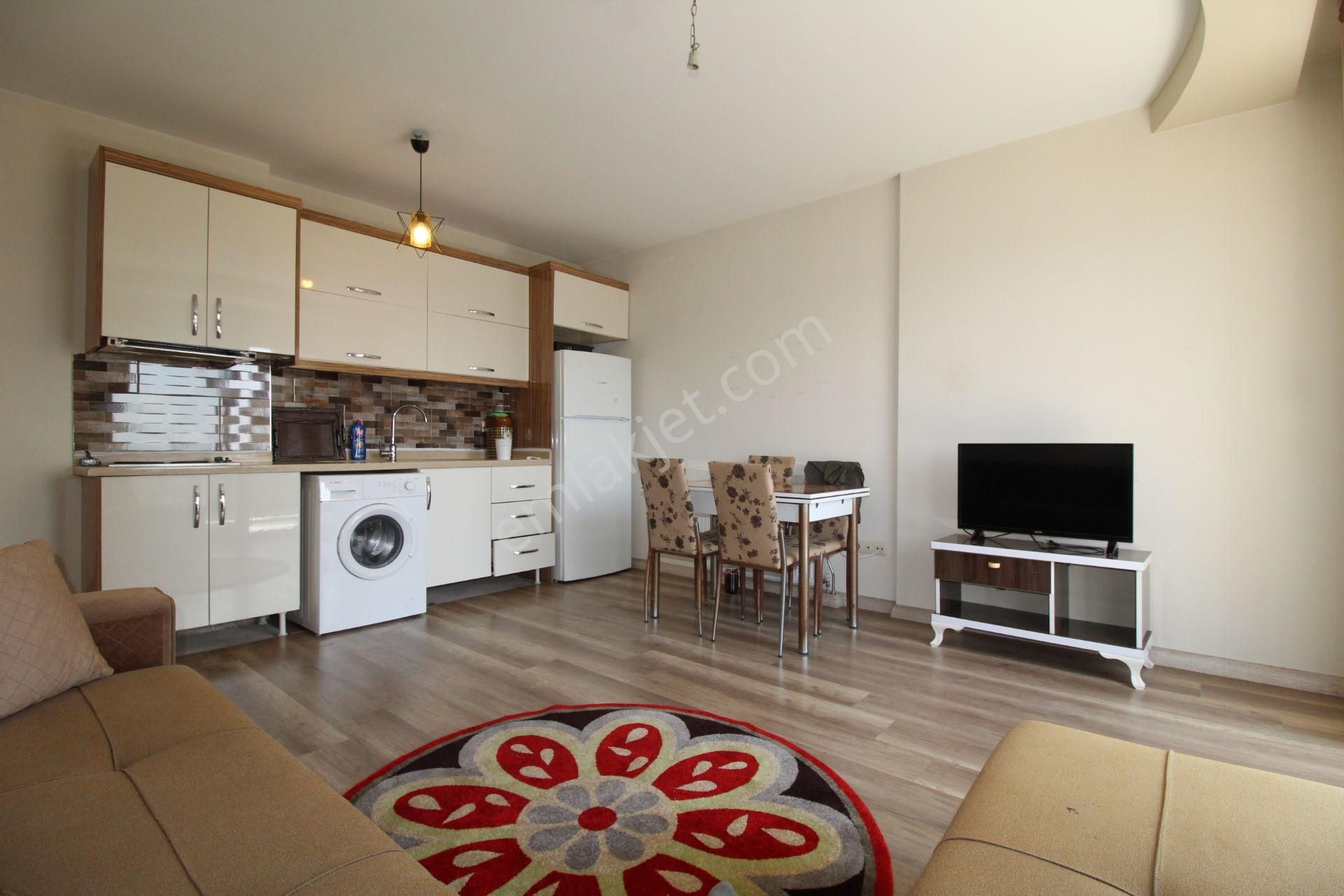 Aslan'dan Yenişehir'de Lüks Site İçi Eşyalı Kiralık Geniş 1+1