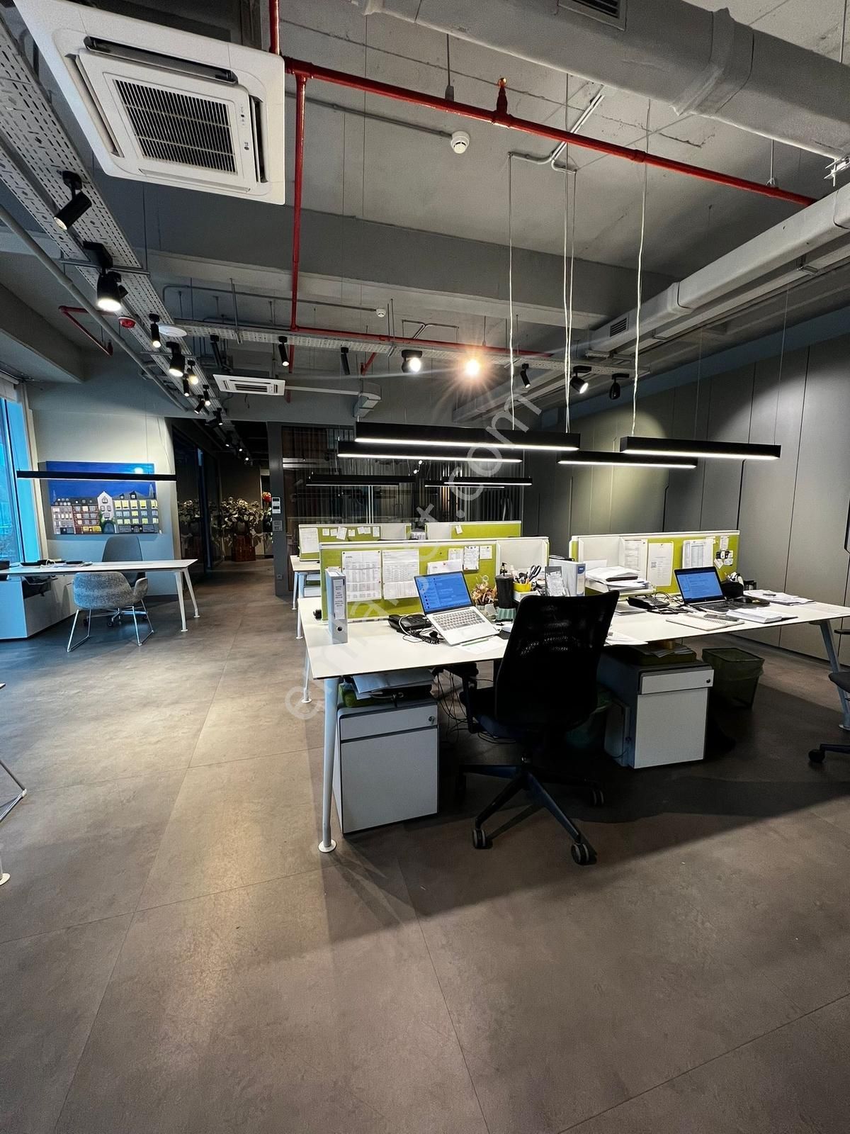 Seba Boulevard D Blok'ta Teraslı, Hazır Dekorlu 240m2 Ofis - Görsel 6