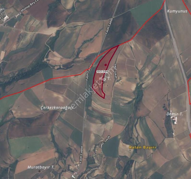 Tekirdağ Yazır'da Tek Tapu 61000 M2 Satılık Lojistik Ve Yatırım Arazisi.