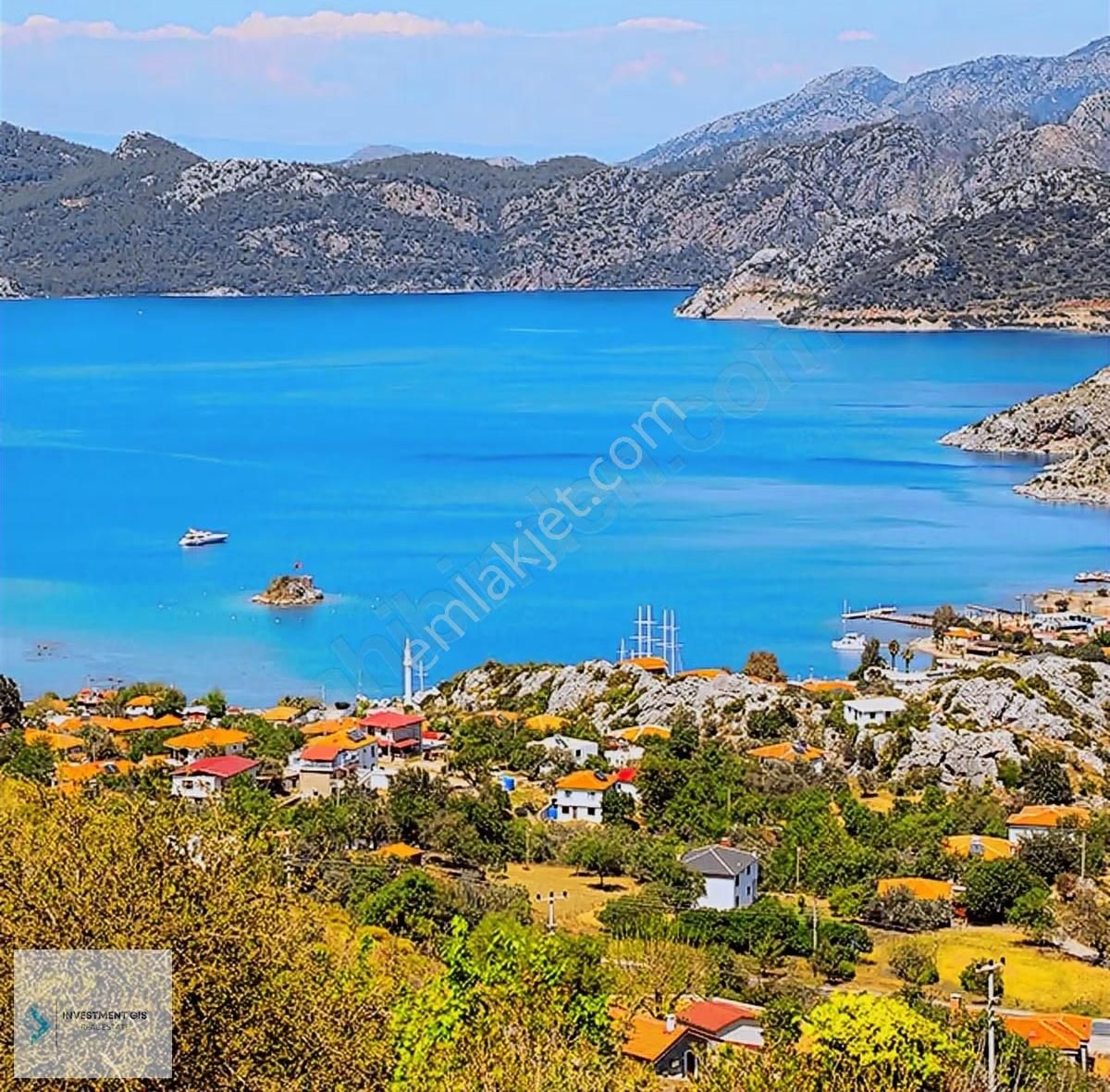 Marmaris Taşlıcada Satılık Müstakil Tapulu Tarla Vasfında Arazi - Görsel 5