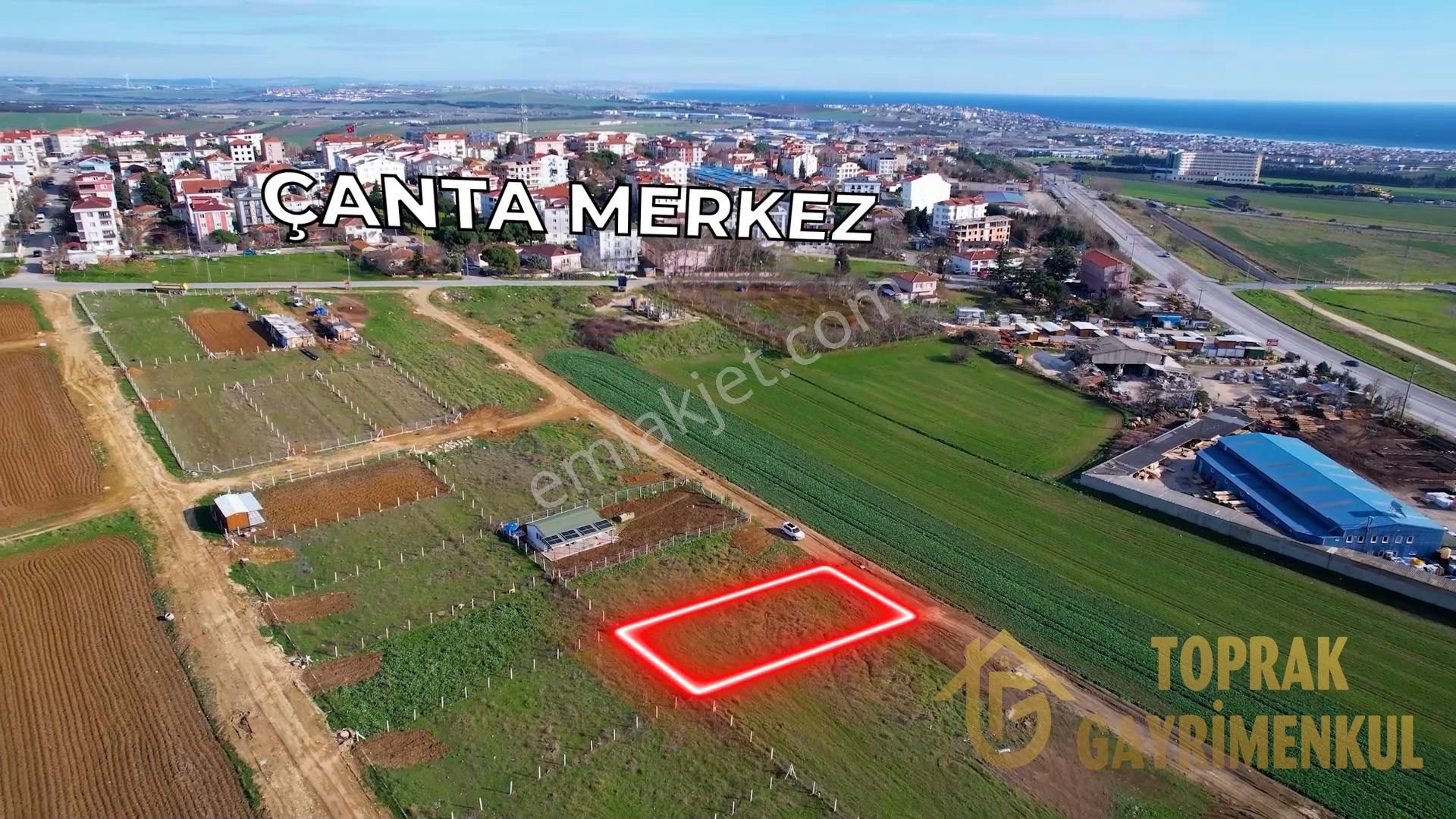 Silivri Çanta Balaban 600m2 Satılık İmarlı İfrazlı Net Arsa - Görsel 2