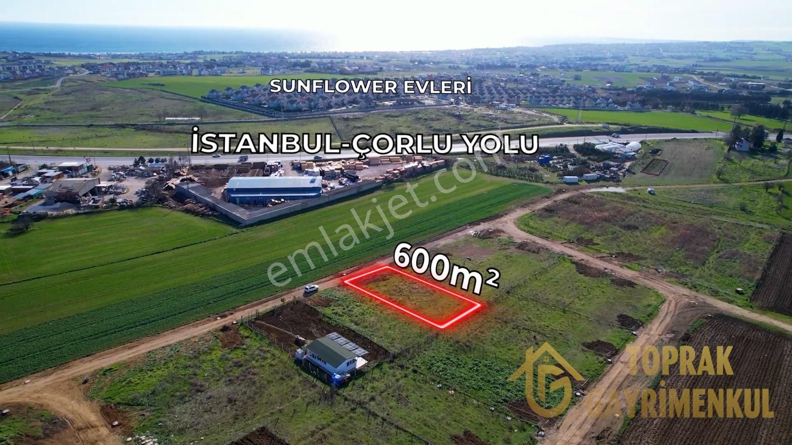 Silivri Çanta Balaban 600m2 Satılık İmarlı İfrazlı Net Arsa