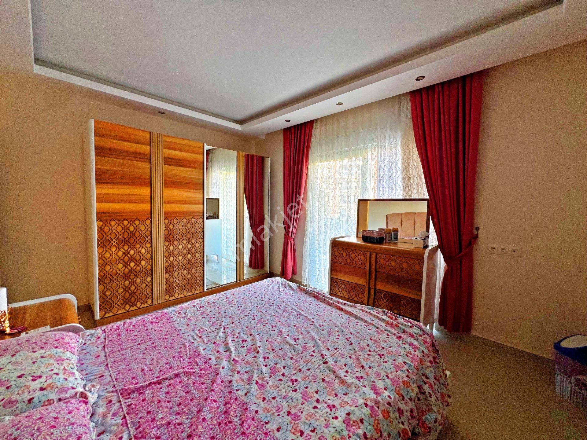 Alanya Tosmurda Kiralık 3+1 Site İçi Eşyalı Geniş Lüks Daire - Görsel 14