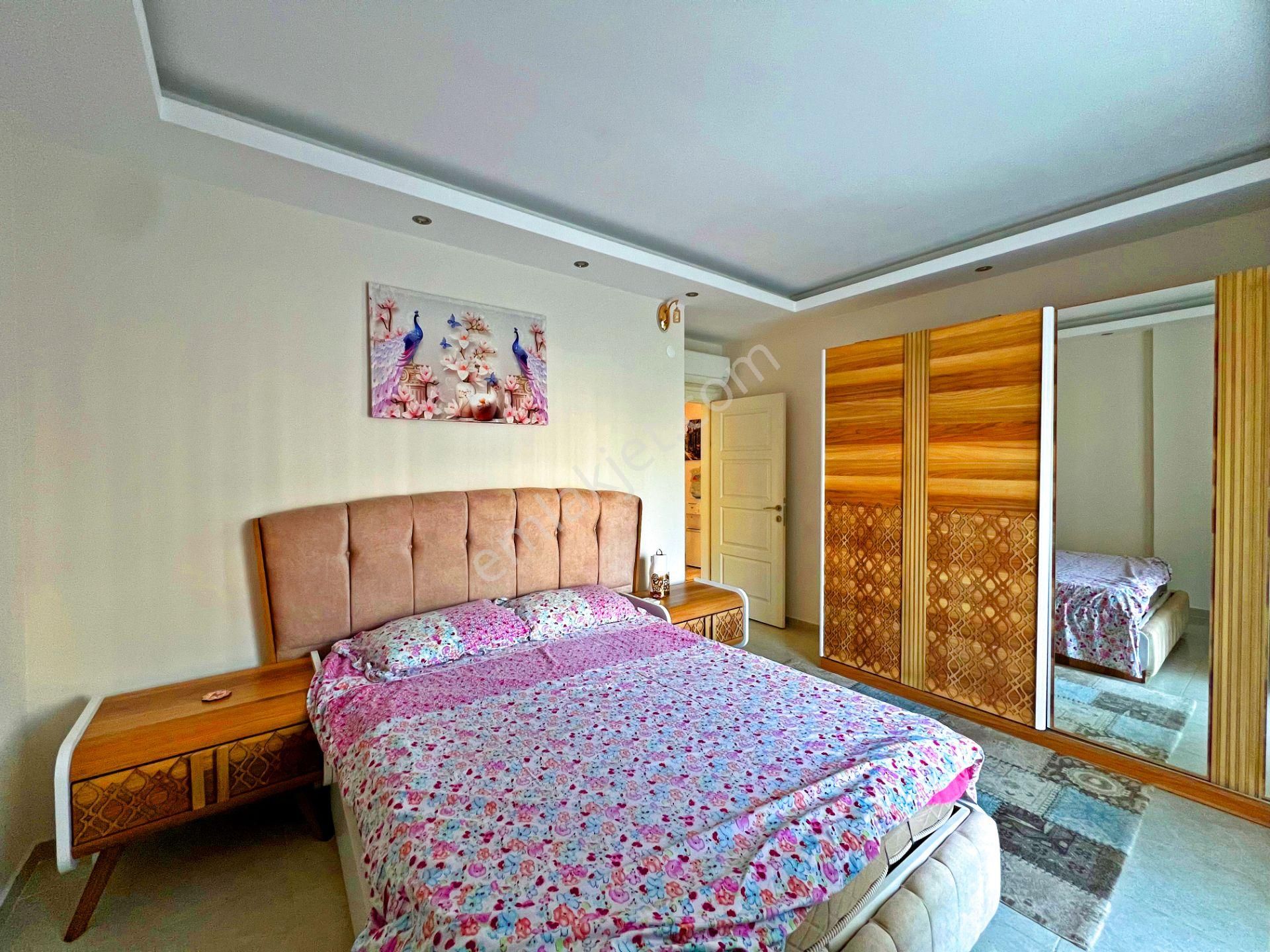 Alanya Tosmurda Kiralık 3+1 Site İçi Eşyalı Geniş Lüks Daire - Görsel 13