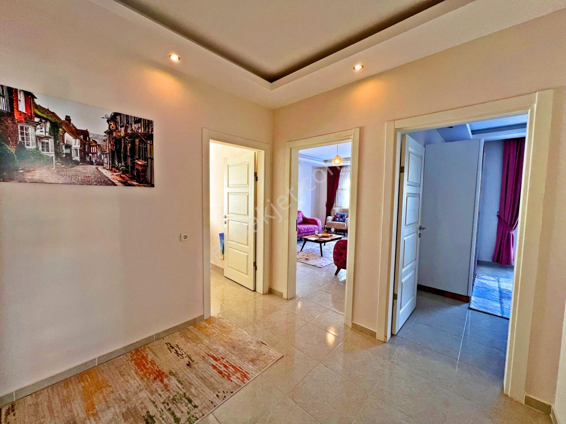 Alanya Tosmurda Kiralık 3+1 Site İçi Eşyalı Geniş Lüks Daire - Görsel 18