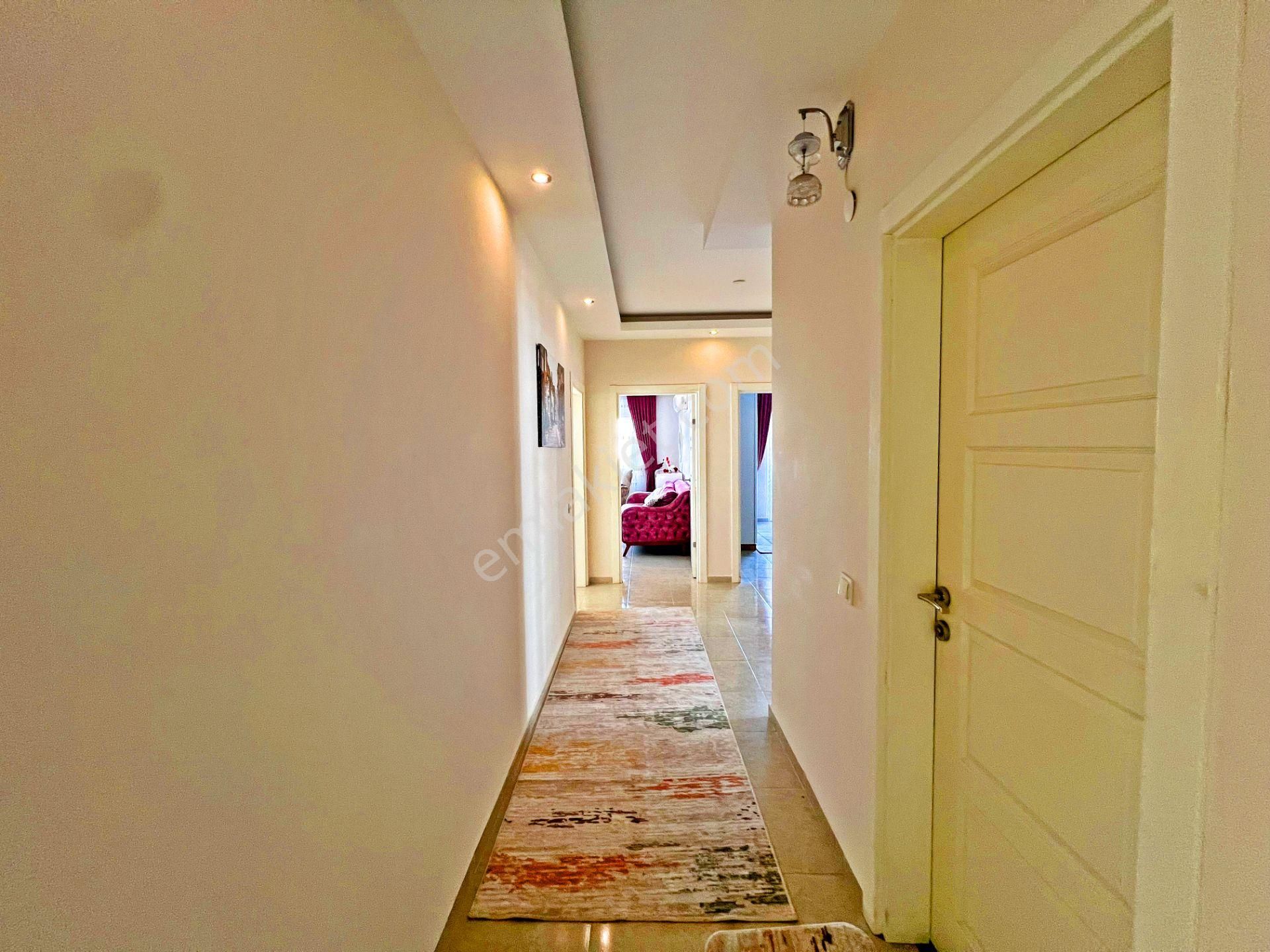 Alanya Tosmurda Kiralık 3+1 Site İçi Eşyalı Geniş Lüks Daire - Görsel 19