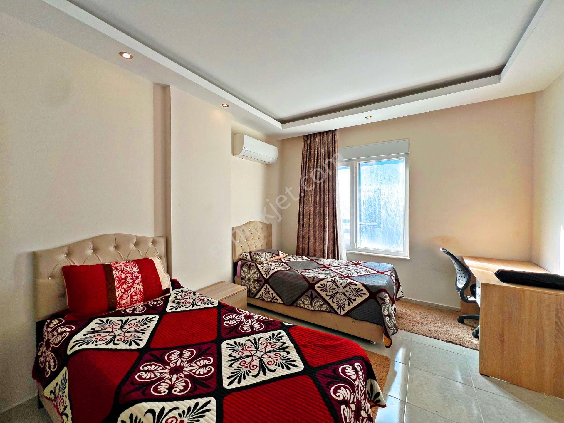 Alanya Tosmurda Kiralık 3+1 Site İçi Eşyalı Geniş Lüks Daire - Görsel 21