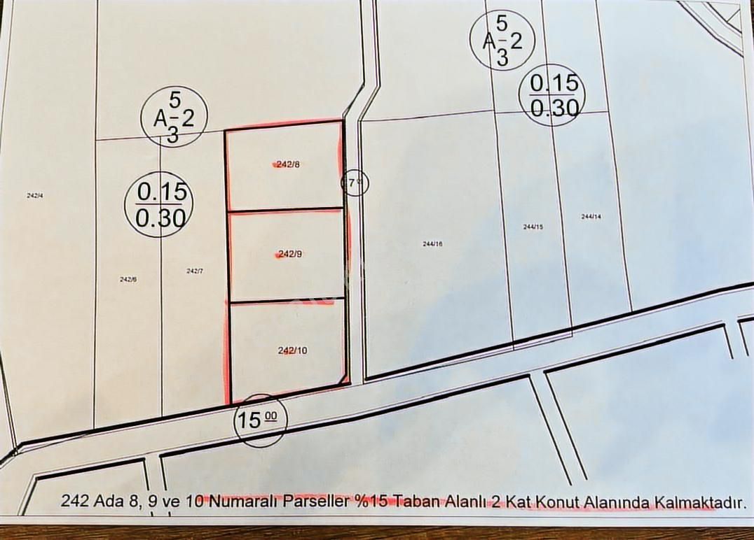 Kartepede Cadde Cepheli Villa İmarlı 2.010 M² Erik Bahçesi - Görsel 6