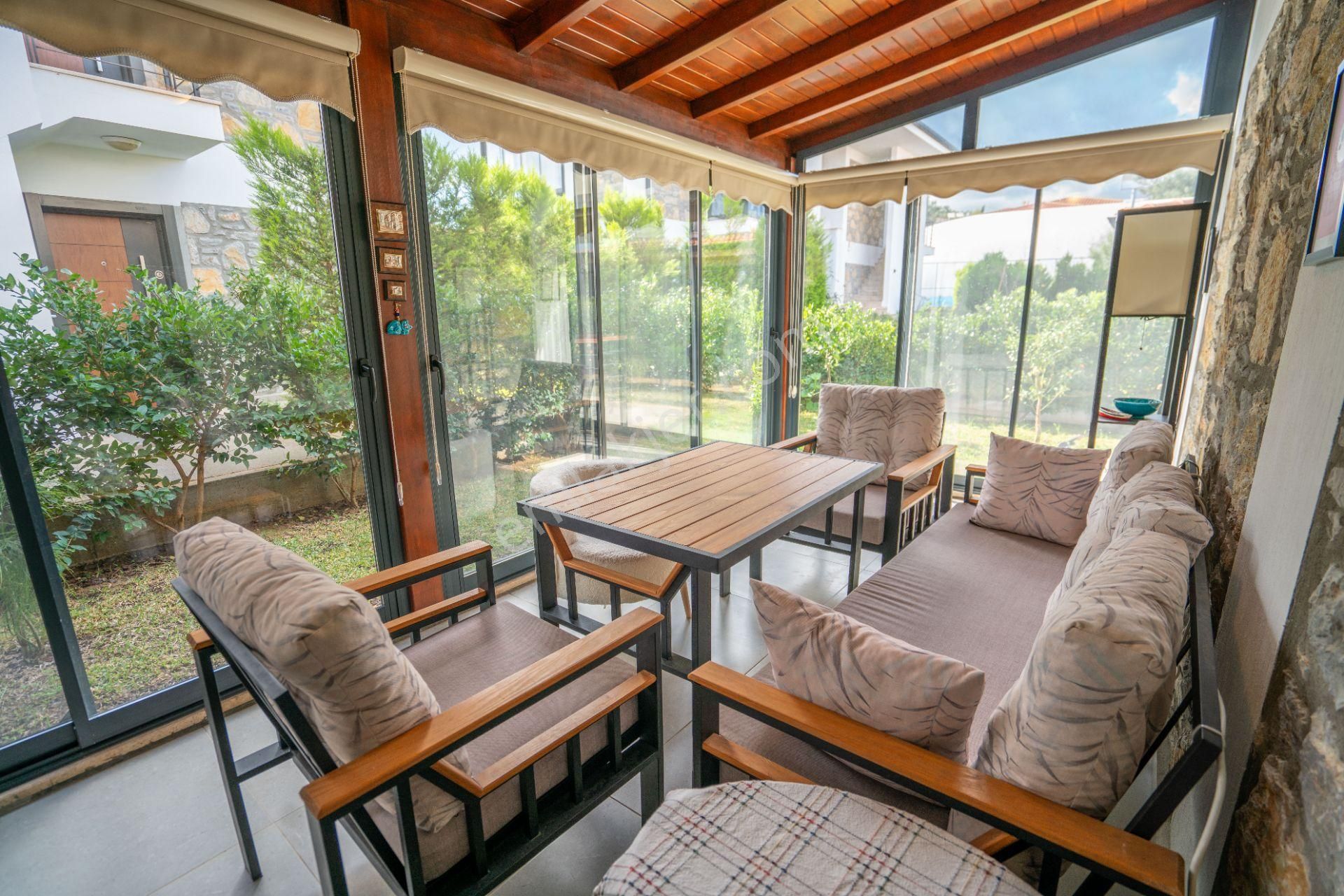 Datça Merkez'de Nezih Sitede Satılık Denize Yakın 1+1 65m² Bahçe Katı Daire - Görsel 19