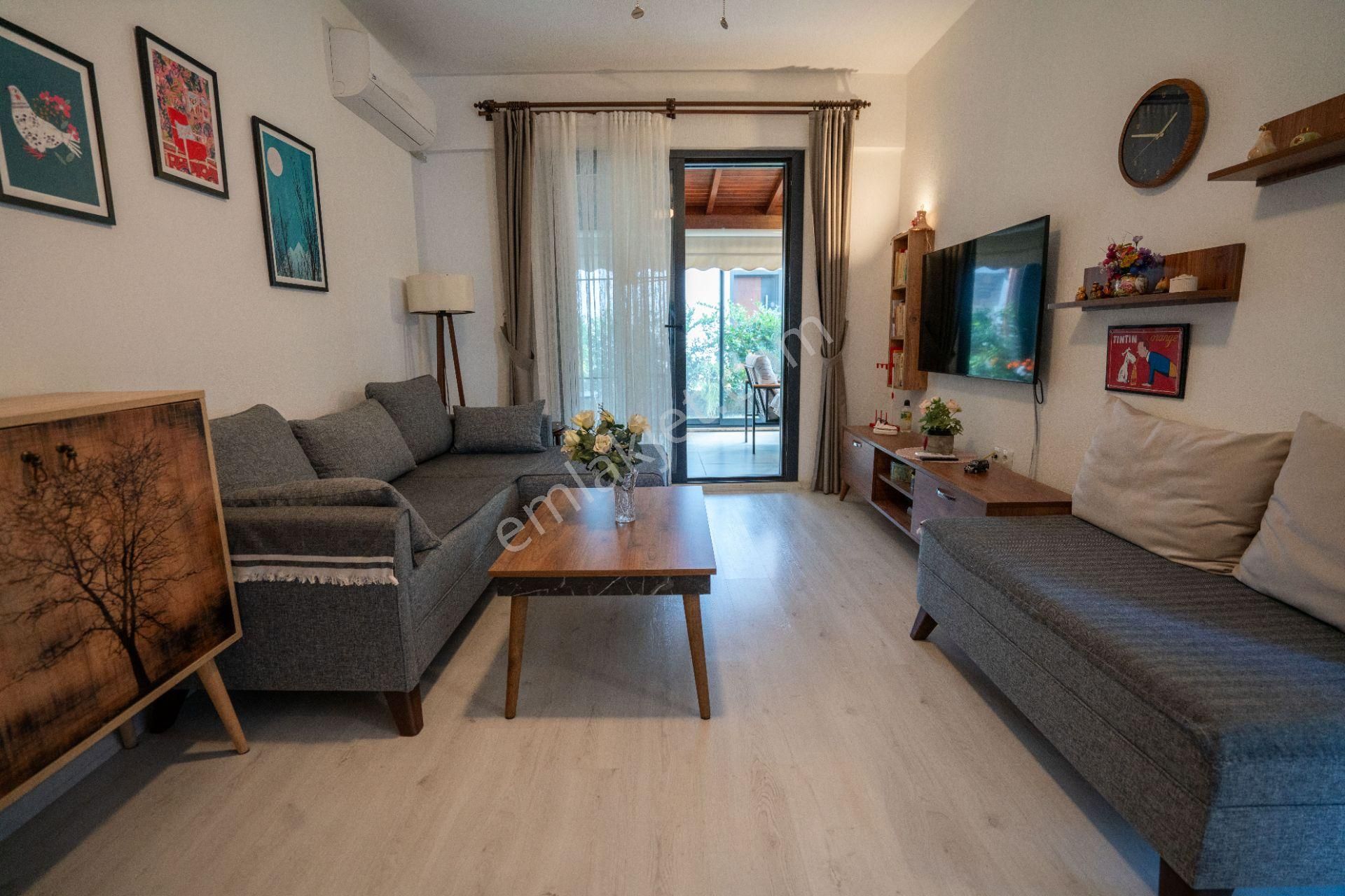 Datça Merkez'de Nezih Sitede Satılık Denize Yakın 1+1 65m² Bahçe Katı Daire - Görsel 13