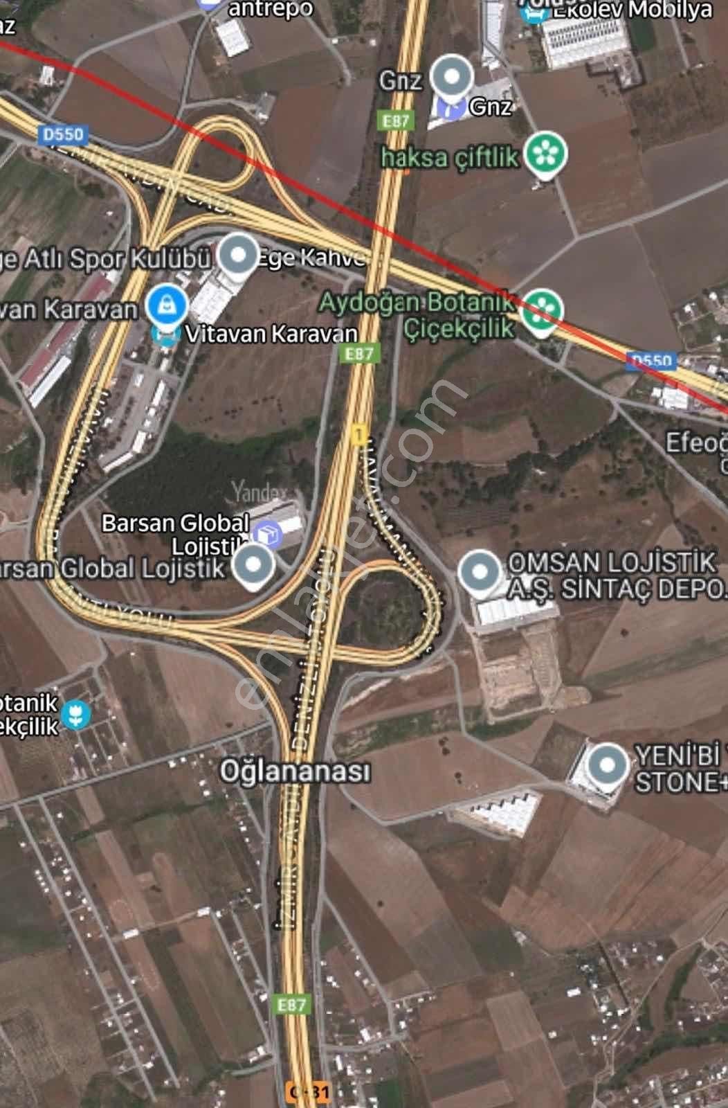 Qzen Gayrimenkul Oğlananası'nda 10.000 M2 %50 Depo İmarlı Arsa