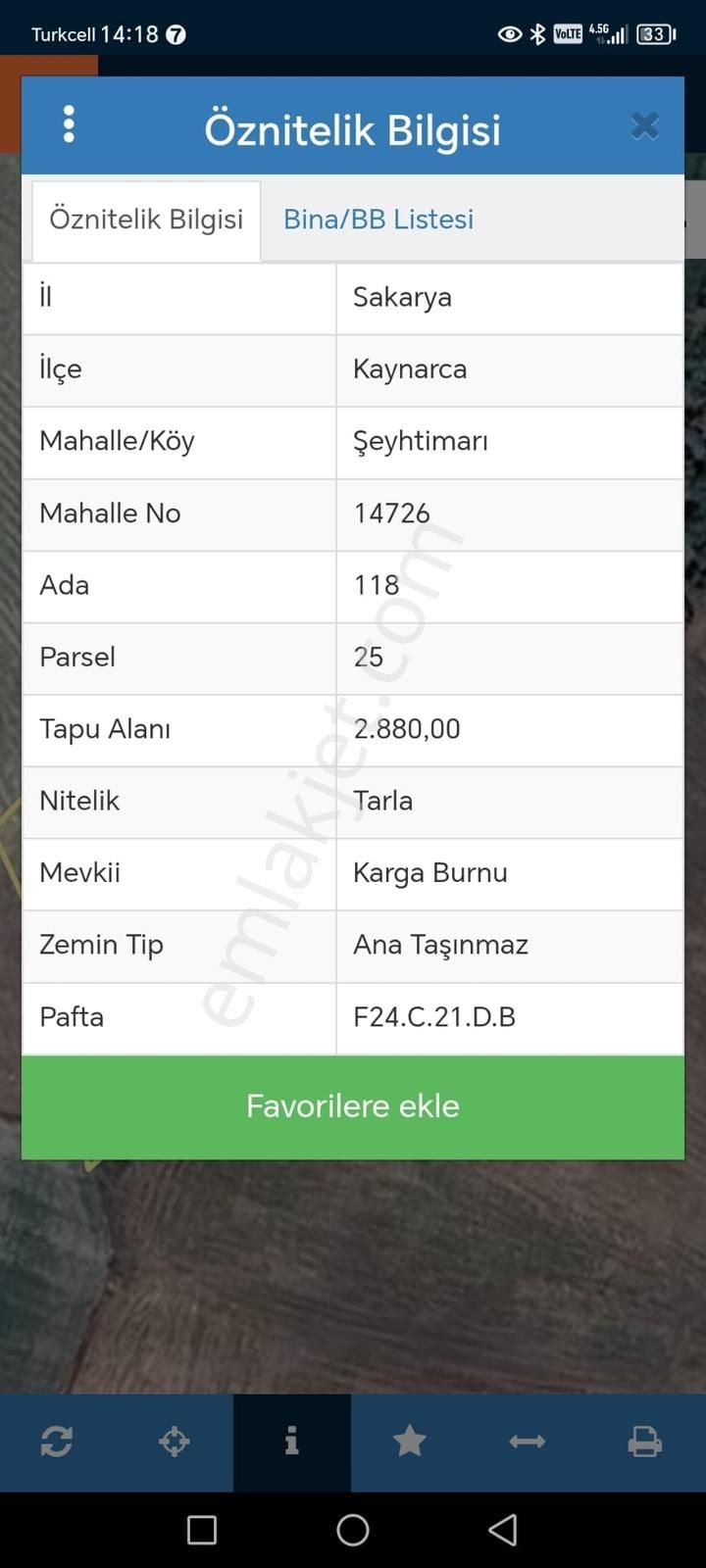 Ayhan Hepdiker Den Şehytimarın Da Yola Bir Parsel 2880 M2 Tarla - Görsel 5