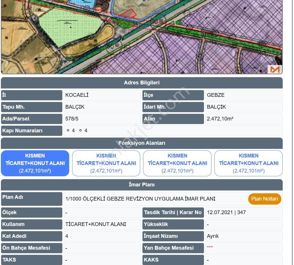 Balçık Mahallesi Satılık Arsa - Görsel 7