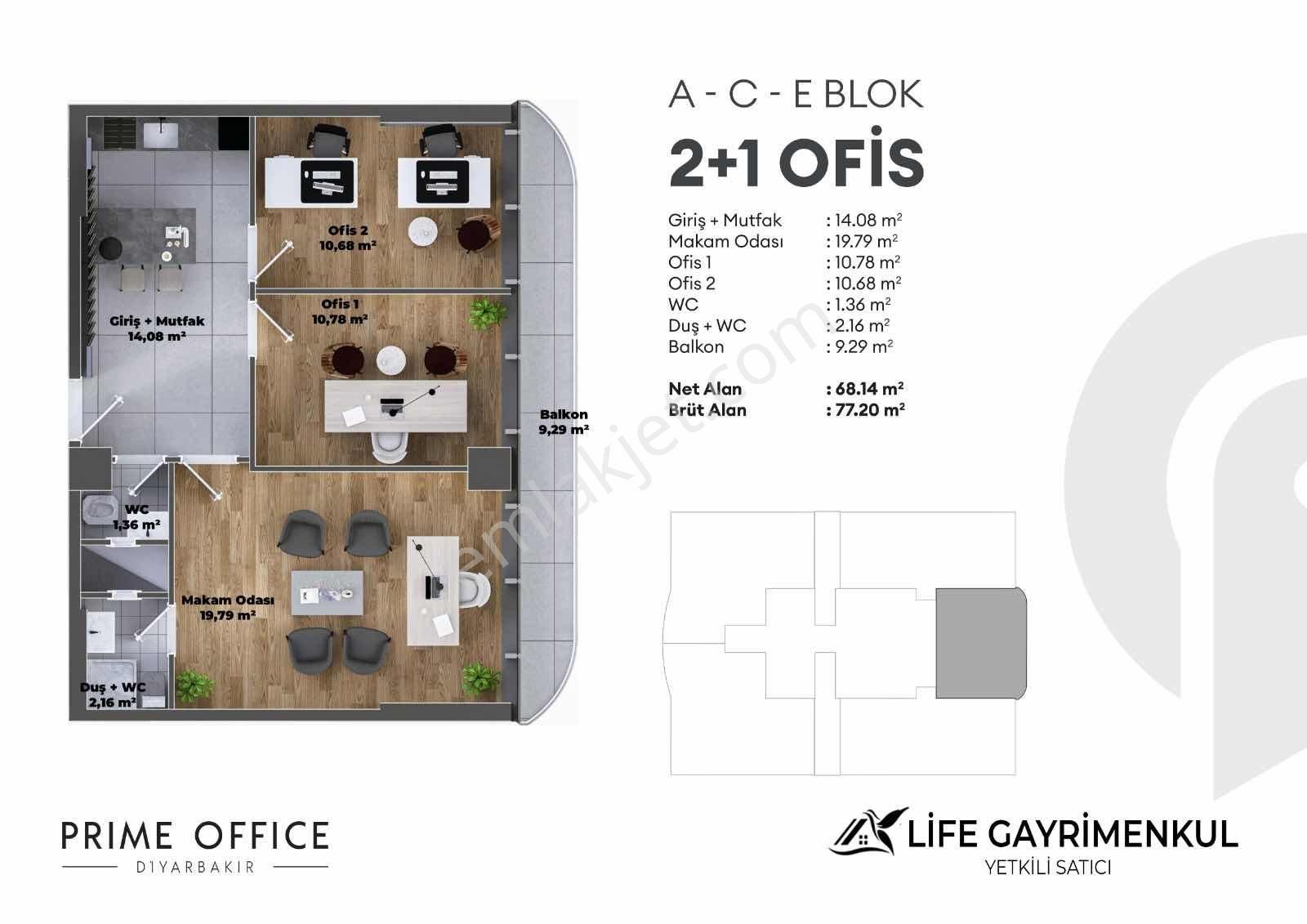 Prıme Offıcede Satılık Bürolar Life Gayrimenkulden! - Görsel 11