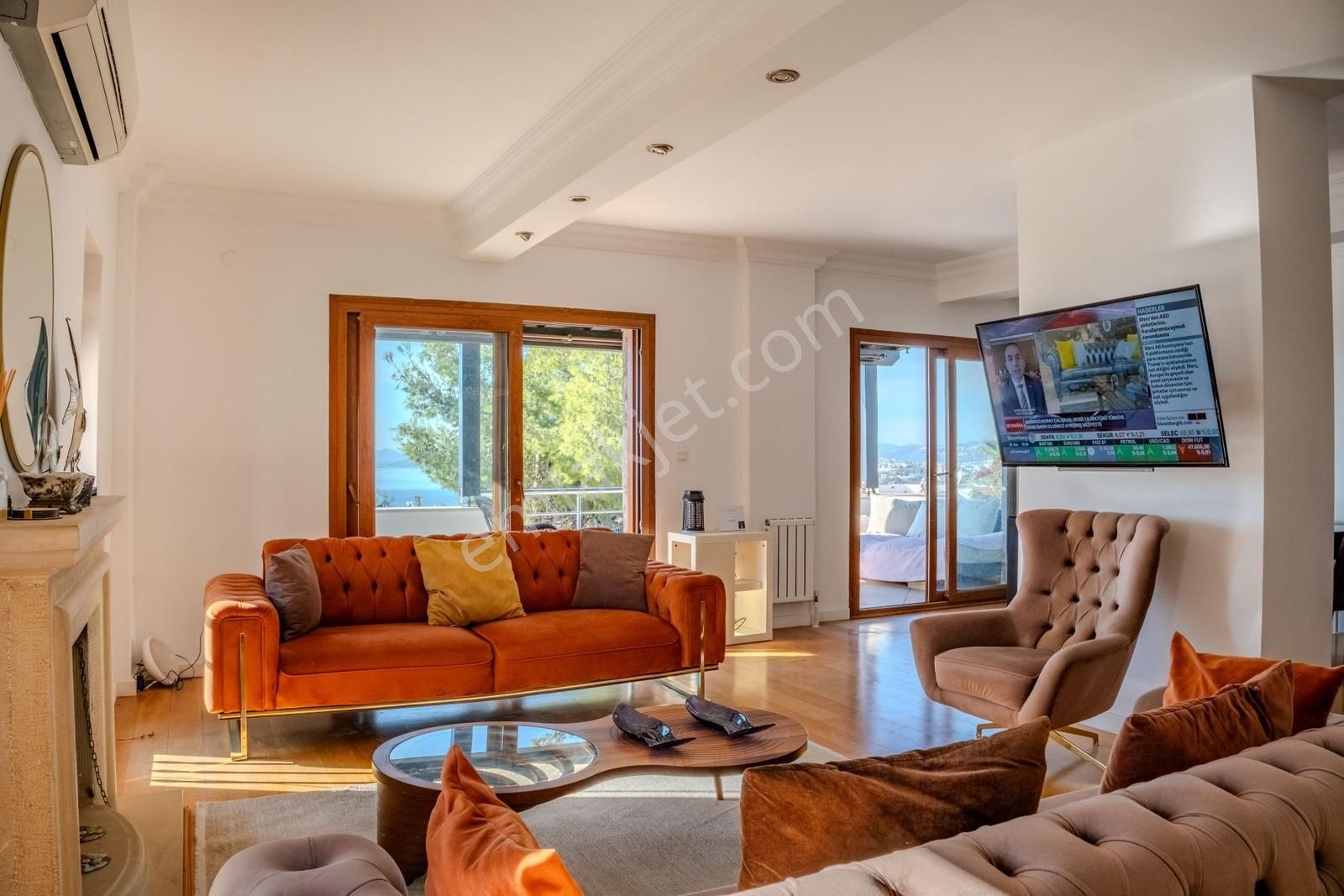 Bodrum Kumbahçe Kale Ve Deniz Manzaralı Satılık Müstakil Villa - Görsel 3