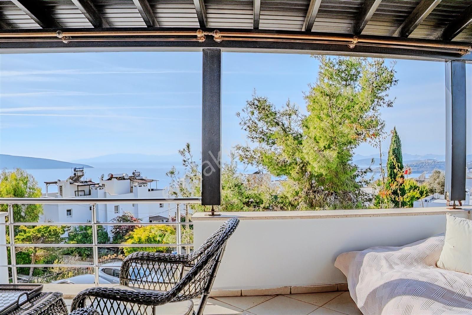 Bodrum Kumbahçe Kale Ve Deniz Manzaralı Satılık Müstakil Villa - Görsel 15