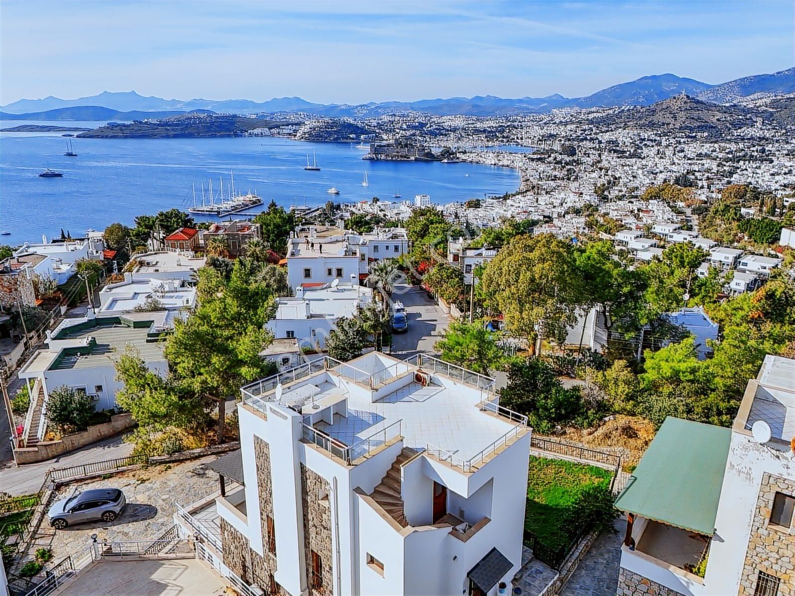 Bodrum Kumbahçe Kale Ve Deniz Manzaralı Satılık Müstakil Villa - Görsel 34