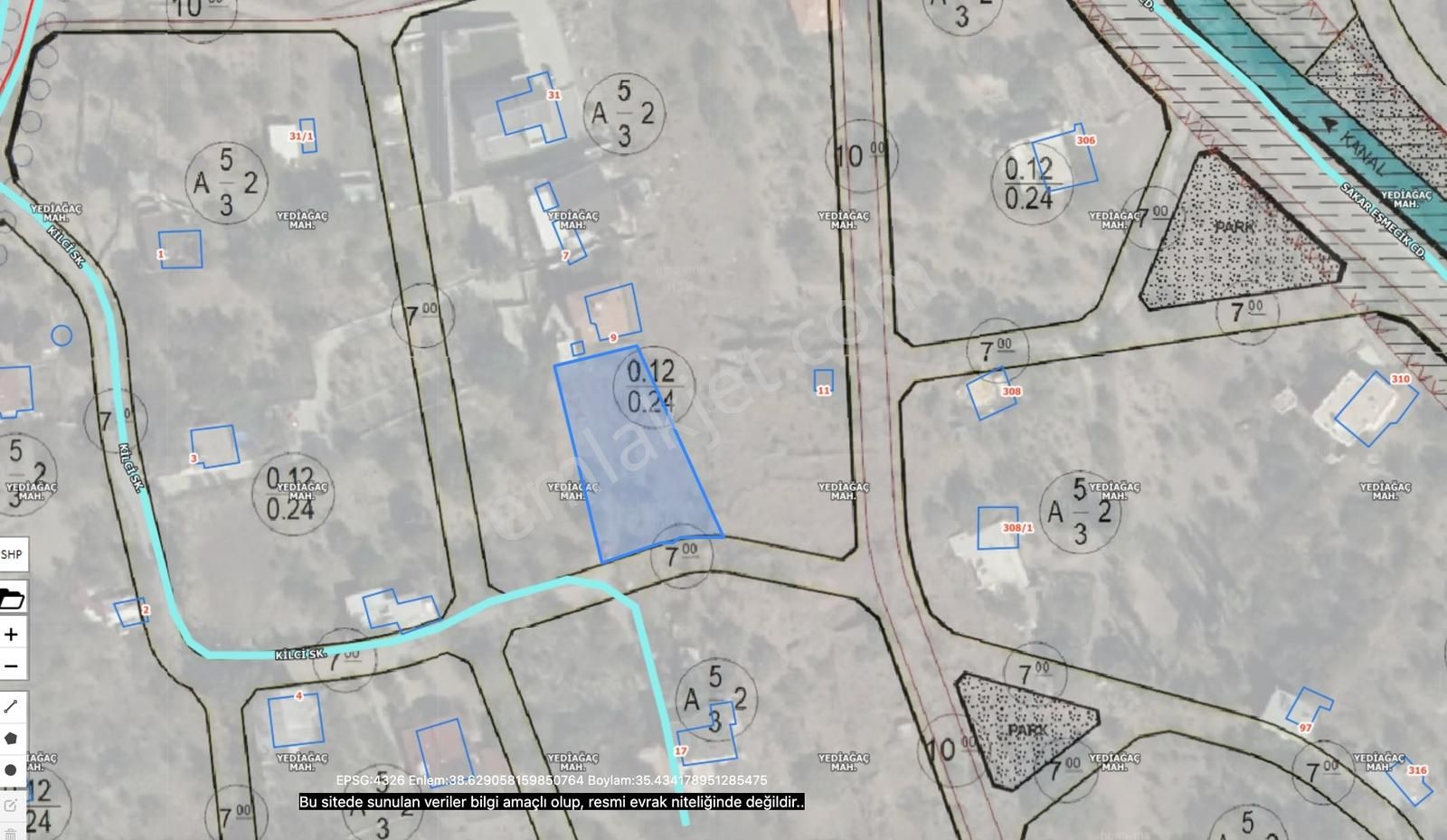 Hacılar Arsa Ofisi | Konal Gayrimenkul' Den Tek Tapu Temiz 1000m - Görsel 16