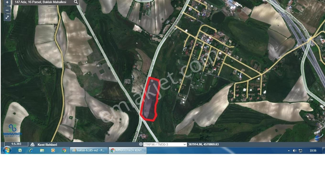A.köy Baklalı, Bakanlık Yeni Şehir İmar Planında Ticari Arsa. - Görsel 4
