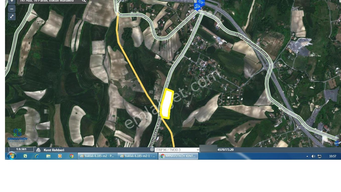 A.köy Baklalı, Bakanlık Yeni Şehir İmar Planında Ticari Arsa. - Görsel 5