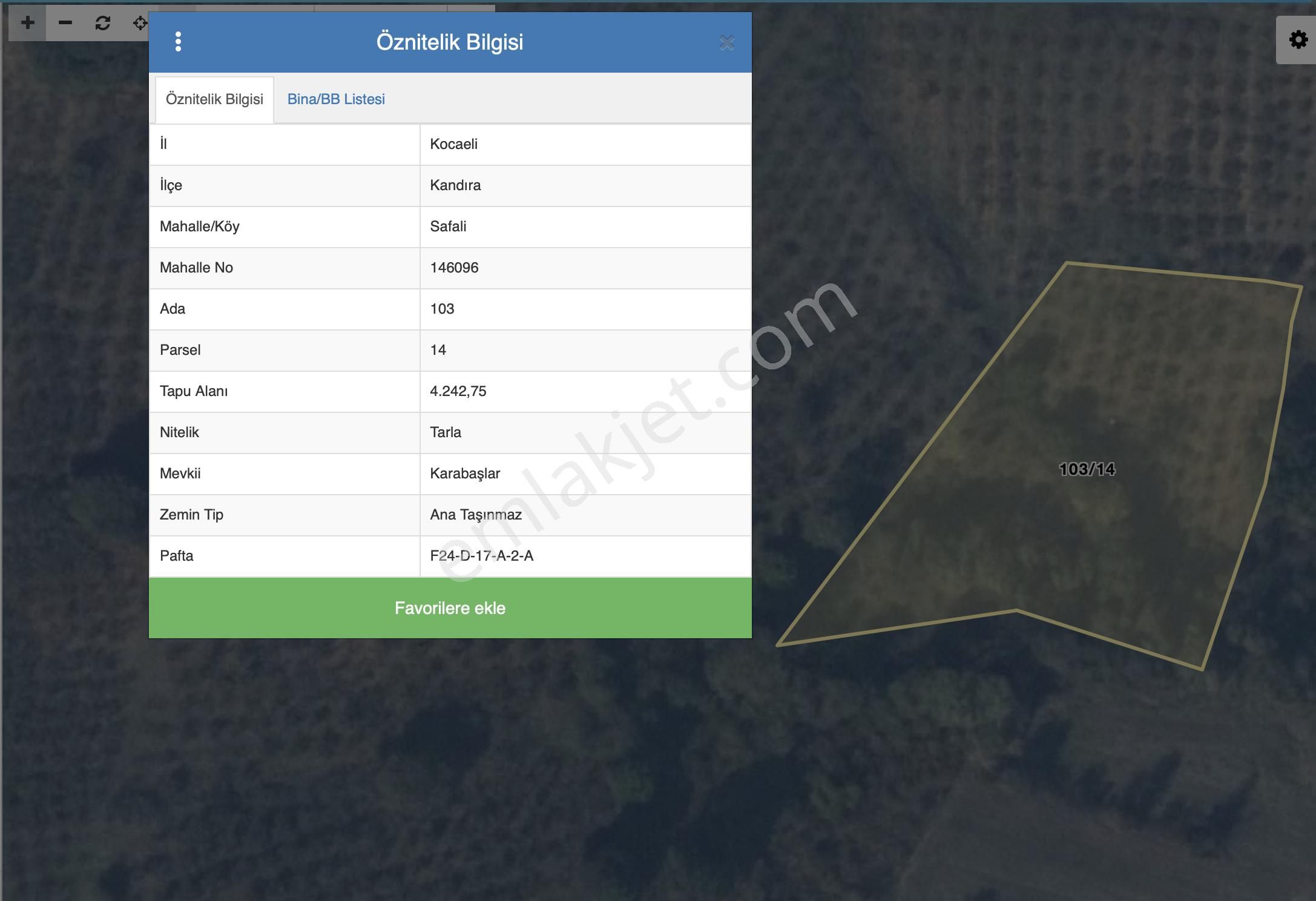 Kandıra'da Sahile 5km Mesafede Fındık Bahçesi