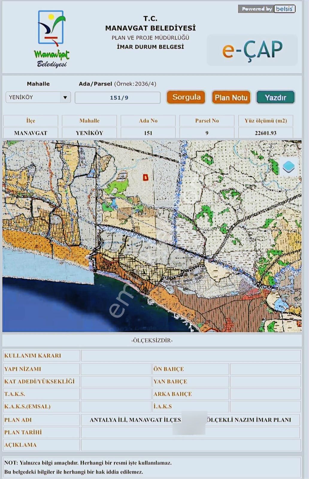 Tur-beylerden Yenıköy De Satılık Müstakil Tarla - Görsel 5