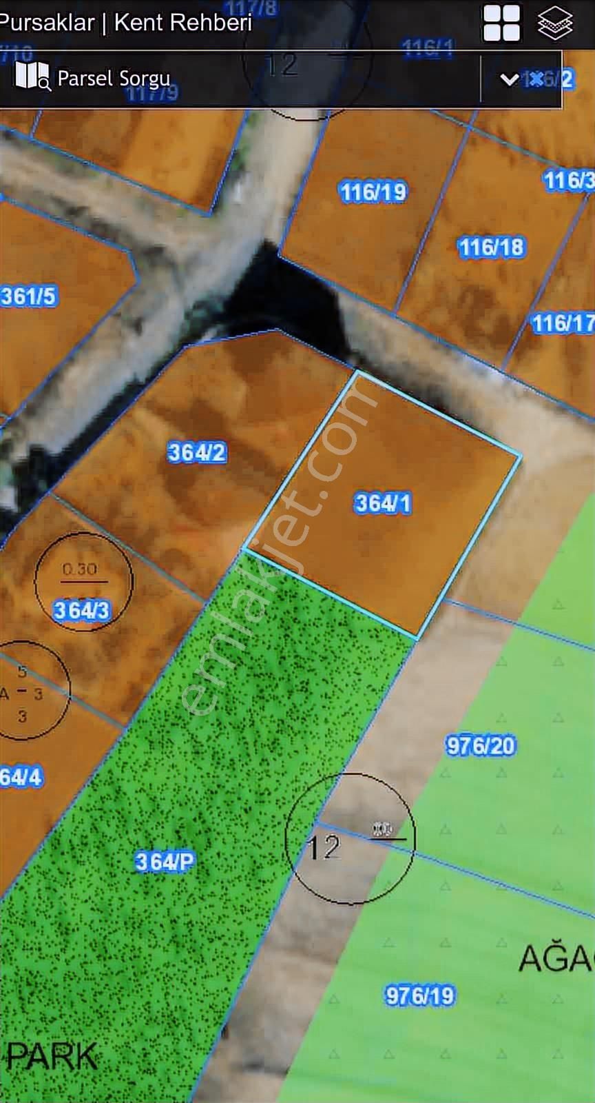 Müstakil Köşe İmarlı 950 M2 Arsa 3 Katlı Bölge - Görsel 6