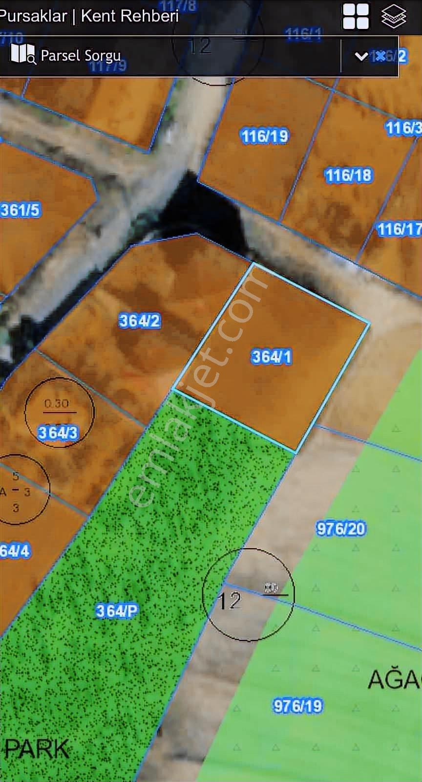 Müstakil Köşe İmarlı 950 M2 Arsa 3 Katlı Bölge - Görsel 6