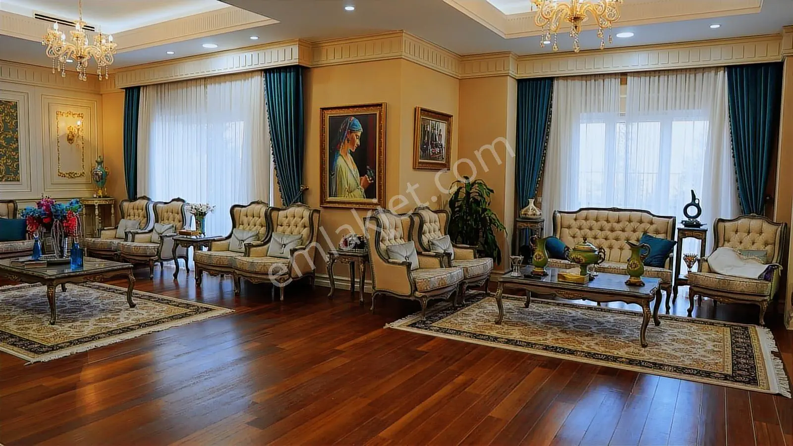 Gölbaşı İncek'de Yeşil Alanlarla Çevrili Prestijli Satılık Villa - Görsel 8